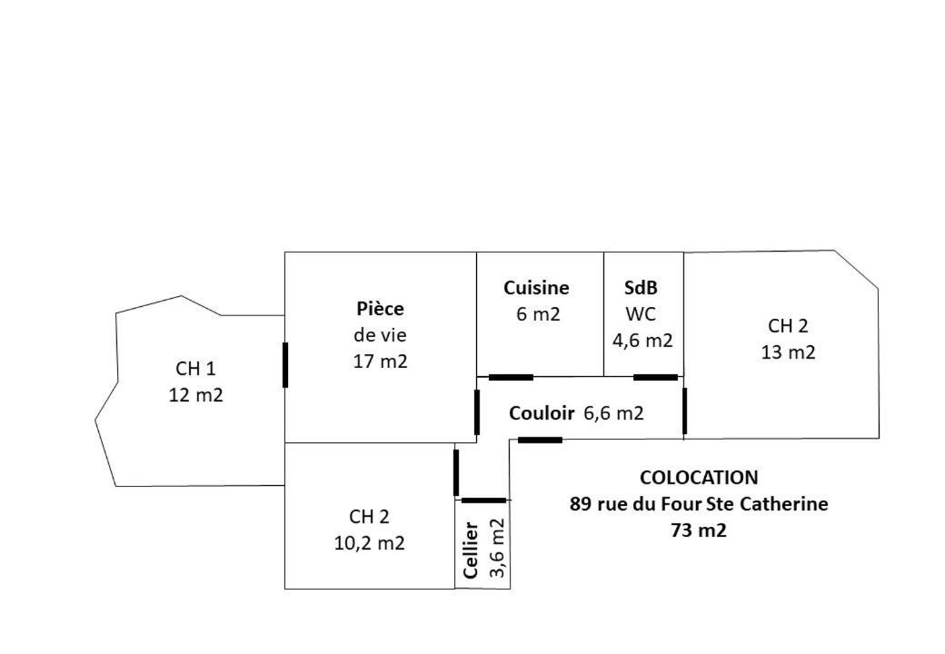 Appartement Familial 3 Chambres Centre Proche Lot Cahors Luaran gambar